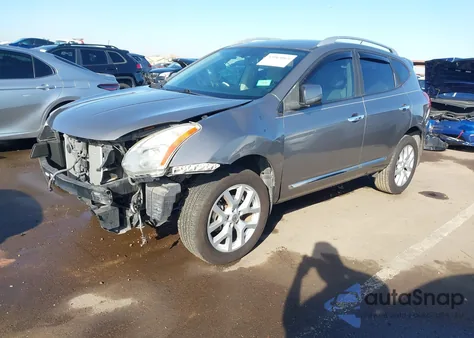 2012 Nissan Rogue Sv W/Sl Pkg из США, поврежденный, VIN JN8AS5MT5CW284036